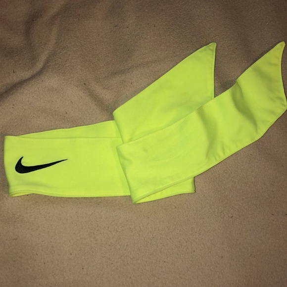 Nike Other - bright yellow nike tie headband